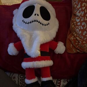 Jack skeleton Santa. Nightmare before Christmas plush